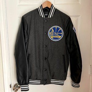 Unk Golden State Warriors NBA Fabric Varsity Jacket - Men's Small
